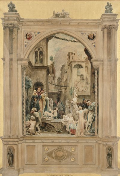 Preparativi per una festa, 1851 da Frederic Leighton